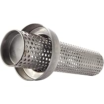 Amazon | バイク 汎用 適合径60mm ロング パンチングメッシュ マフラー